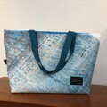 bannerbag, banner bag, bæredygtigt design, unik, taske, Huset Venture Kolding, socialøkonomi, socialt bæredygtigt