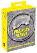 You2Toys Piss Play Sleeve – gennemsigtigt penishylster med aftageligt rør til watersports
