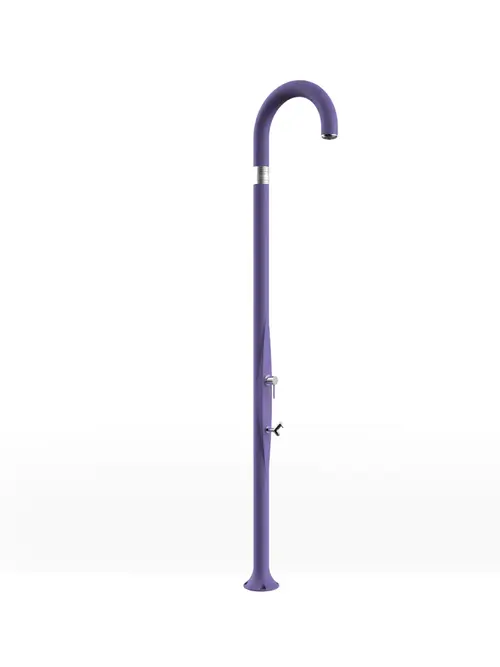 Arkema - FUNNY YIN T125 udendørs bruser med fodbruser - koldt & varmt vand - Lilla