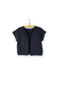 bluebell cardi fra isager i palet og trio 1 farven ink