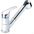 vandhane med udtraek forkromet mixer baad