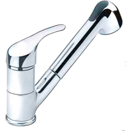 vandhane med udtraek forkromet mixer baad