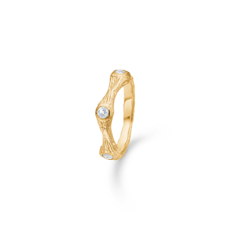 Tangled ring in gold plated silver | Studio Z