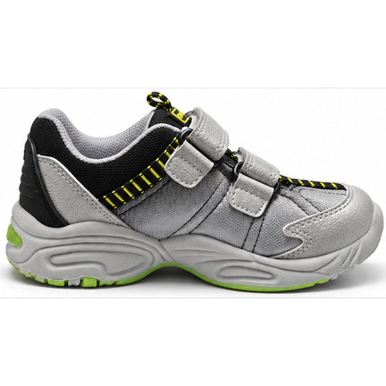 KangaROOS Daktari Flashy Børnesko Sølv/Lime