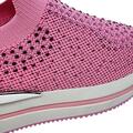 Dame sneakers elastik fuxia