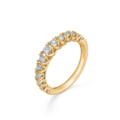 CROWN PRINCESS diamond ring in 14 karat gold | Danish design by Mads Z
