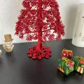 rød juletræ wiretræ julepynt