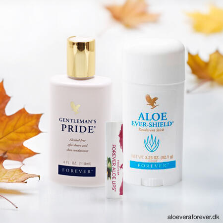 Gentleman’s Pride, Aloe Ever-Shield Deo og Forever Aloe Lips læbepomade