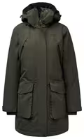 Pinewood Wilda Padded Parka Jakke - Dame - Grøn