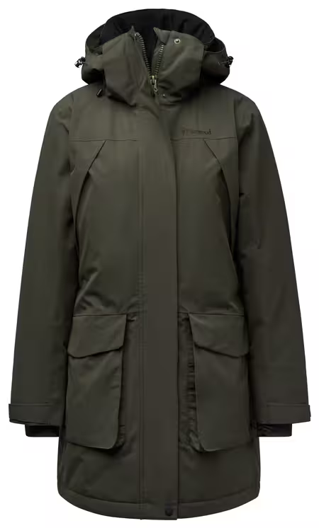 Pinewood Wilda Padded Parka Jakke - Dame - Grøn