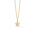 Shiny Star necklace in gold-plated silver - studio.z