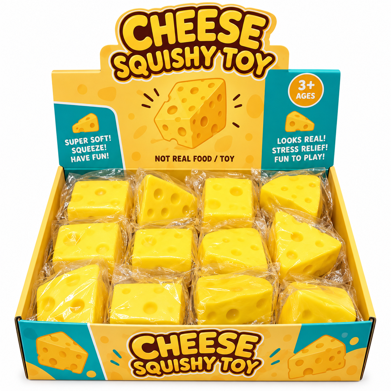 Cheese Squishy Blød & Sjov Ost