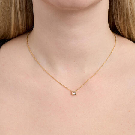 Elera halskæde i forgyldt sølv - studio.z