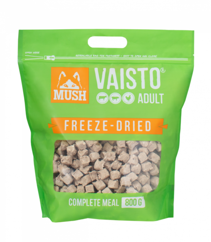 Vaisto Frysetørret Grøn 800g Barf hundemad