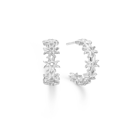 Ocean Aura hoops udført i 925 ren sterlingsølv.