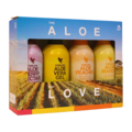 Aloe vera gel drik i 4 smagsvarianter combo pakke