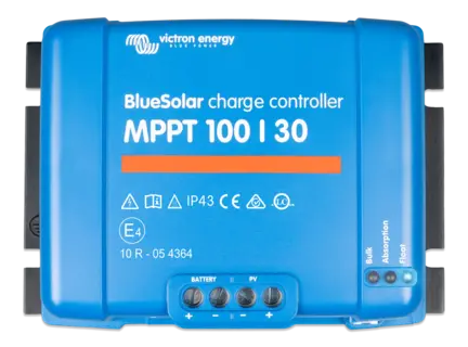victron bluesolar mppt 100-30 solcelle regulator 12v 24v shop12volt
