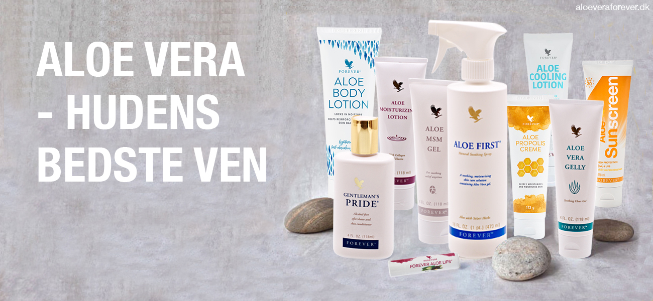 Aloe vera hudplejeprodukter