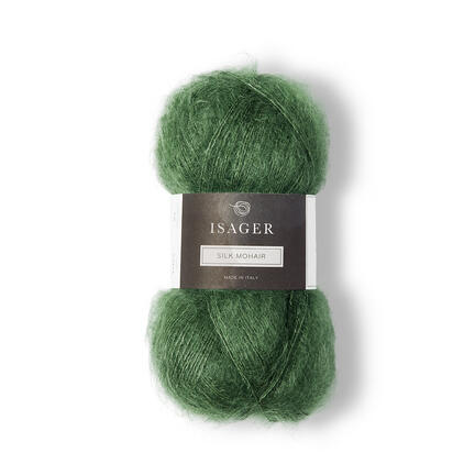 Isager silk mohair farve 56 grøn