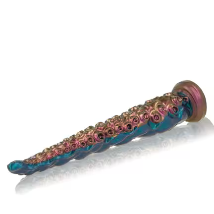 EPIC Charybdis Large blå fantasy tentakeldildo i silikone med sugekop