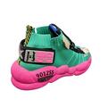 Dame sneakers grøn/pink