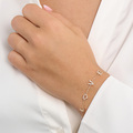 Tender Love bracelet in 14-carat gold, as shown on the model