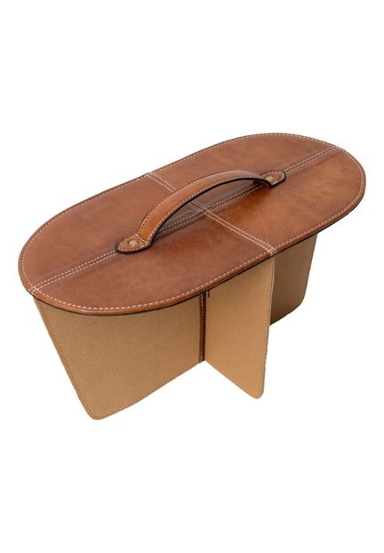 Låg og rumdeler til project 71 fra RE designed i farven walnut