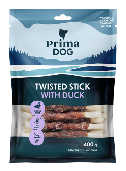 Primadog tyggepind med and - 45 stk