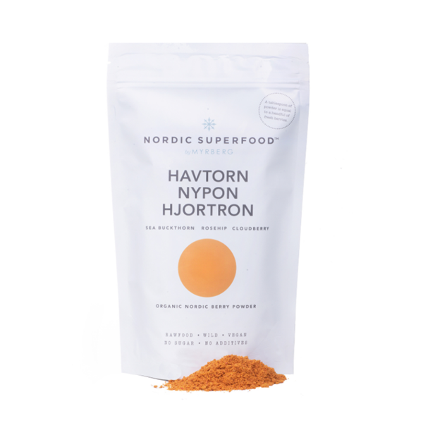 Nordic Superfood, Berry Powder, Yellow, 80 gram