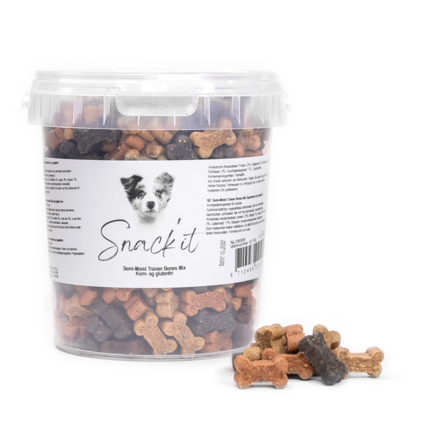 Snack'it Semi-moist bones mix- 500g