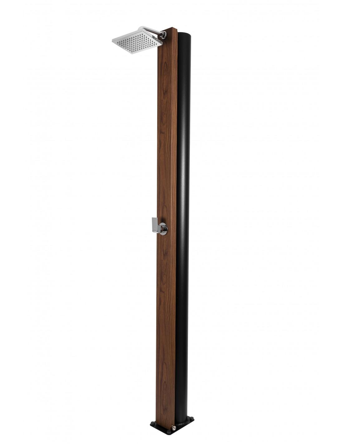 CRM BORA - Solardusche 40 Liter - Teak, Ohne Fußdusche