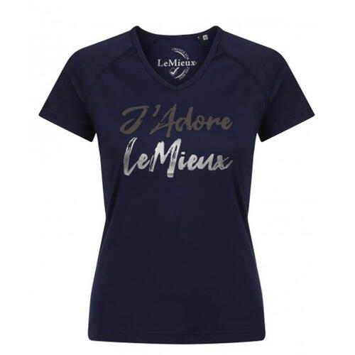 Se LeMieux t-shirt "Adore" - Navy hos Travshoppen.dk