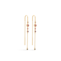 LUXURY RAINBOW PINK earrings in 14 karat gold | Danish design by Mads Z