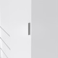 Garderobeskab 120 cm hvid højglans - håndtag detalje - AN-BO Møbler København