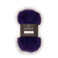 isager silk mohair farve 14 garn mørk lilla