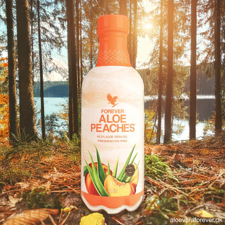 Forever Aloe Peaches - Aloe vera drik med fersken 1 liter fra Forever Living