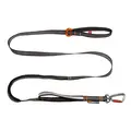 Non-stop Touring Bungee Adjustable Leash Black/Grey