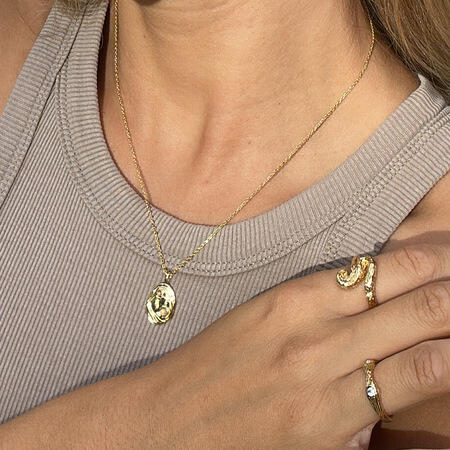 Wave ring in gold plated silver | Studio Z