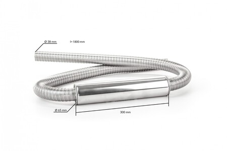 AUTOTERM exhaust silencer Ø38 mm
