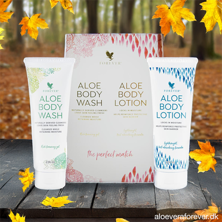 Aloe Body Wash og Aloe Body Lotion