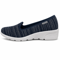 Slip-on damesko i sort og grå