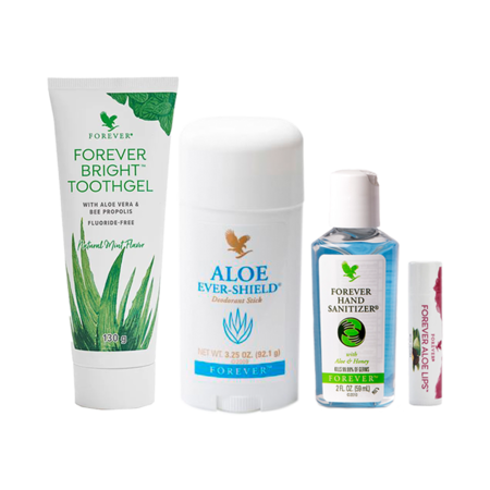 Forever Bright Toothgel,Aloe Ever-Shield Deo,Aloe Lips,Forever Hand Sanitizer