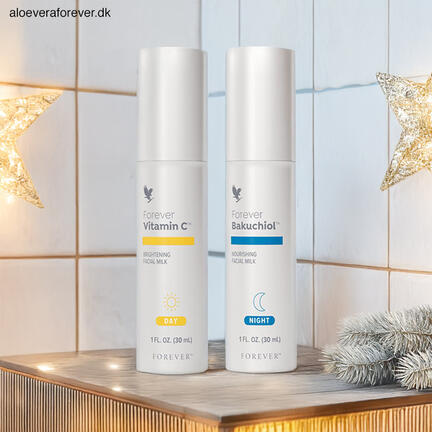 Forever Vitamin C™ og Forever Bakuchiol™ Duo sæt - spar ved at købe begge sammen - julegaveide