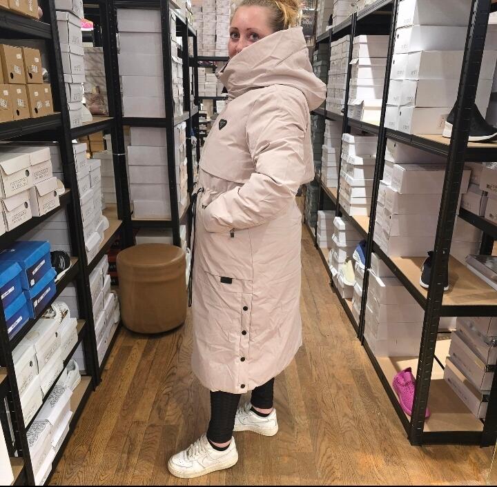 Dame Vinterjakke Hvid Xxlarge