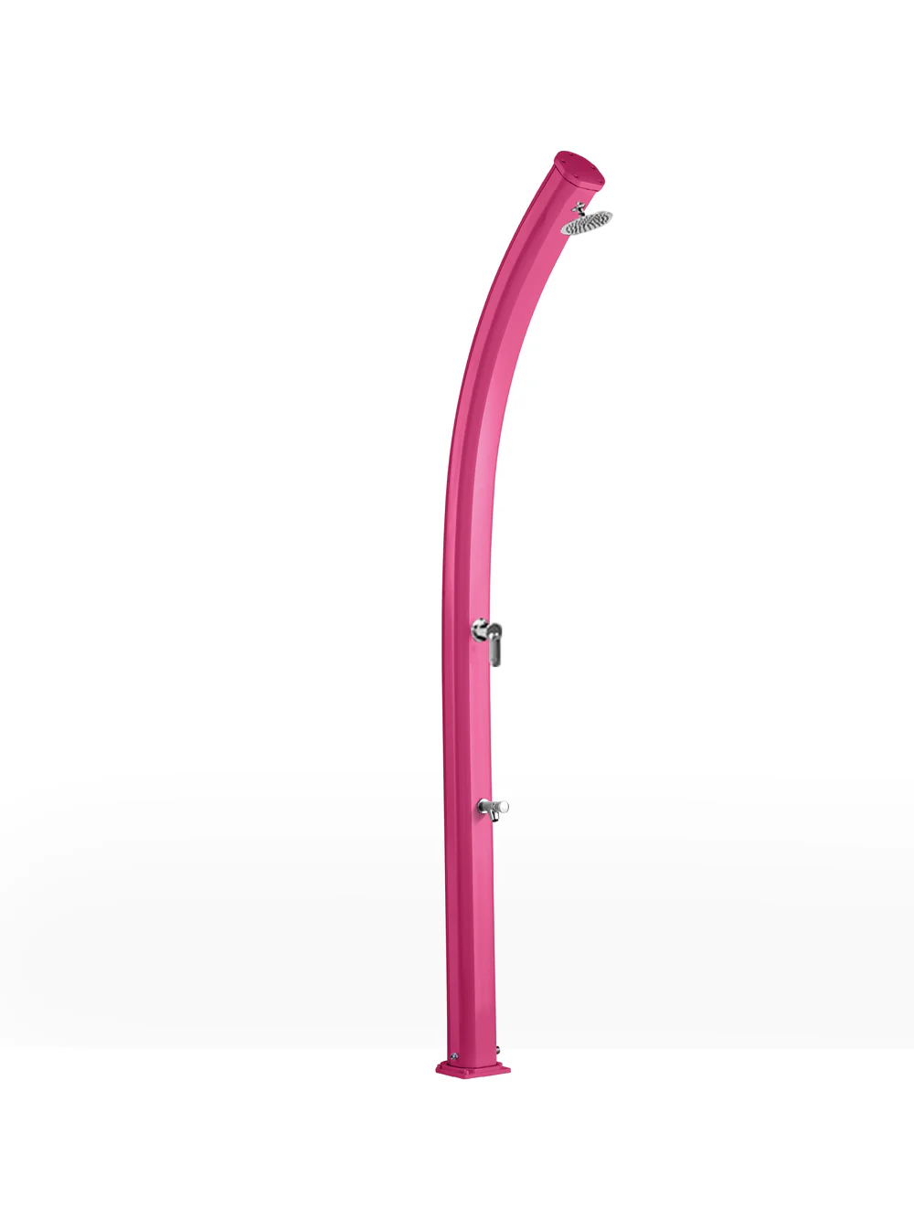 Arkema - JOLLY A520 Aluminium Solardusche mit Fußbrause - 23 Liter - Fuxia