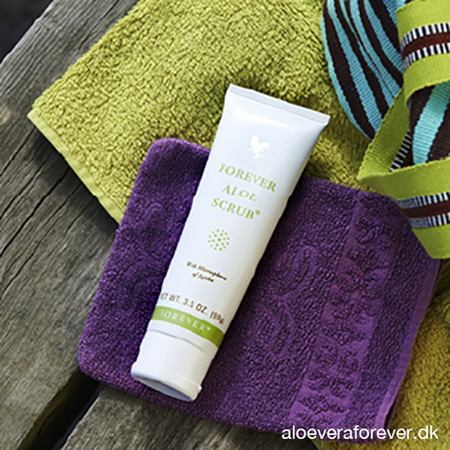 Forever Aloe Scrub peelingcreme med Aloe vera og jojobaperler