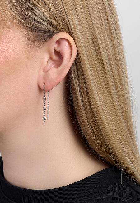 Element ørehænger i sølv - studio.z