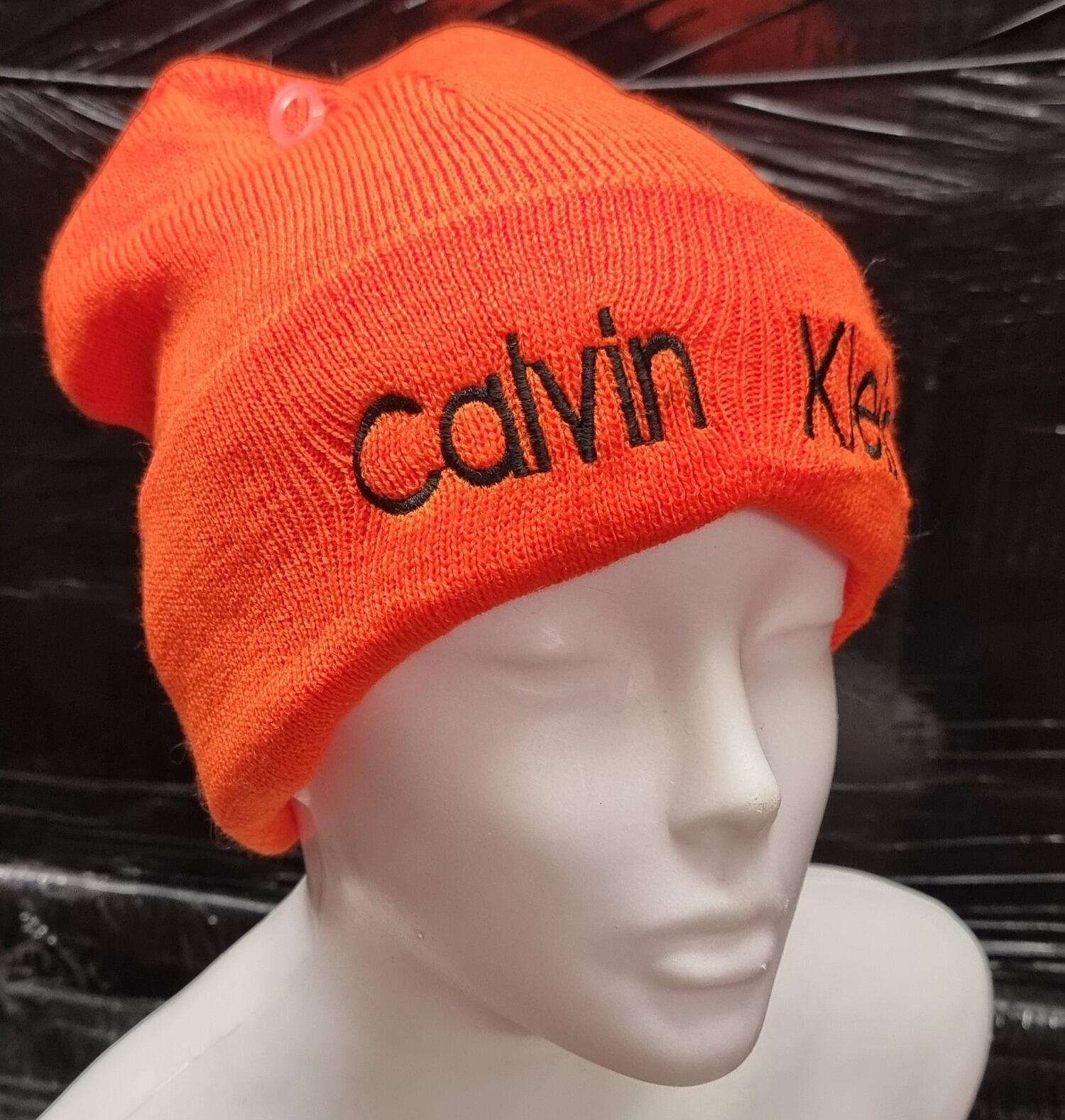Calvin Klein beanie orange