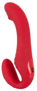 Remote Controlled Strapless Strap-On fra You2Toys – fjernbetjent dobbeltvibrator i silikone.