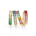 POETRY RAINBOW ring in 14 karat gold | Danish design by Mads Z